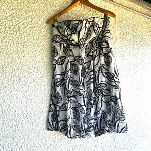 White House Black Market Strapless Silk Dress New with Tag